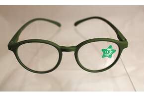 Lesebrille Klammeraffe 12 Olive 1,00, A-Nr.: 8006798 - 01