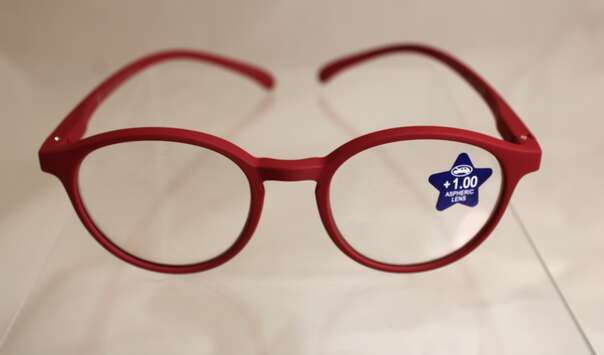 Lesebrille Klammeraffe 12 Rot 1,50, A-Nr.: 8026832 - 01