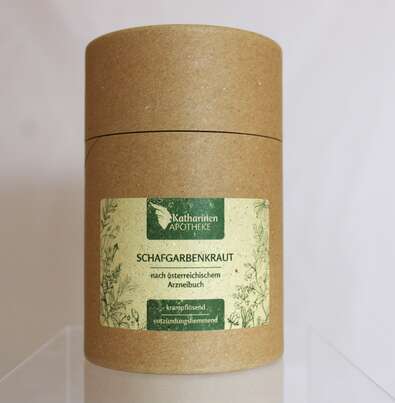 Sie sehen eine Packung Schafgarbentee 120g, Produktbild: 01 Schafgarbentee 120g, A-Nr.: 8036150 - 01